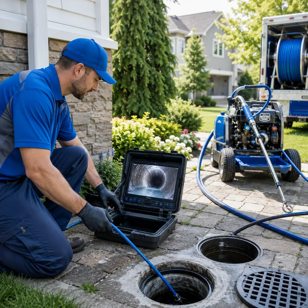 Outdoor drain cleaning professionals serving Deville, LA